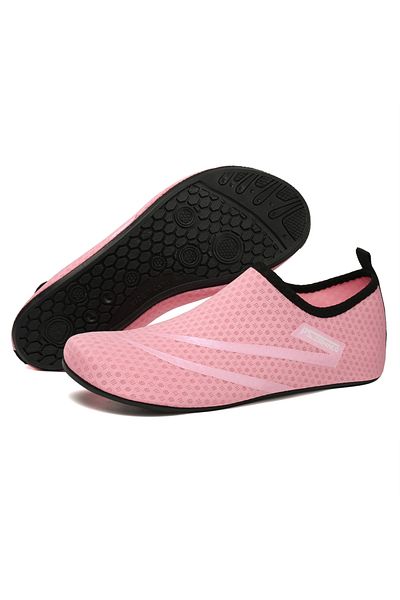 Choice 36 37 حذاء غوص وردي للنساء أحذية مائية للرجال أحذية سباحة للشاطئ جوارب رياضية مائية أحذية رياضية حافية القدمين