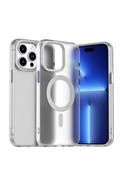 Rivor Apple iPhone 15 Pro Max Uyumlu Kılıf Kamera Çıkıntılı Magsafe Ve Kenarl...