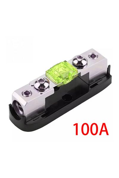 Choice 100A Car Audio Fuse Power Fuse Holder 30-150A Stereo Audio Single Way AGU Fuse Holder Power Distribu