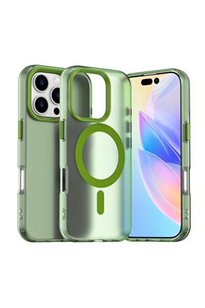 Rivor Apple iPhone 16 Pro Max Uyumlu Kılıf Kamera Çıkıntılı Magsafe Ve Kenarl...