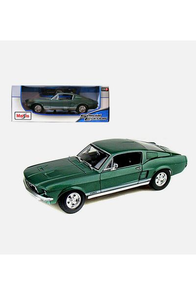 Maisto 1:18 1967 Ford Masteng Gt Fastback - Launch Green Special Collection Model Car