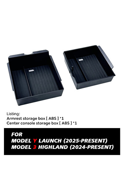 Choice5 طقم ABS لسيارة تسلا موديل 3 هايلاند 2024، صندوق تخزين مسند الذراع كول...