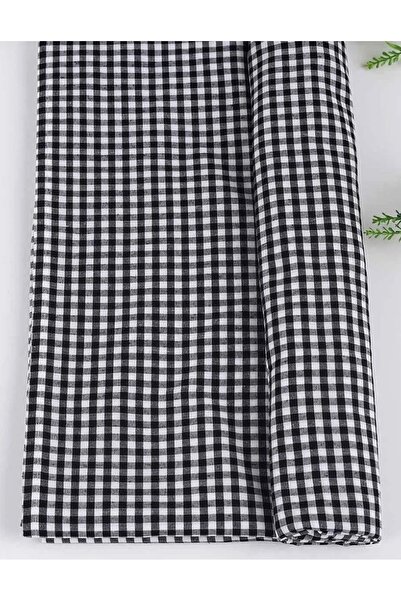 Muensu Siyah Beyyaz Pitikare Sofra Bezi 170*170 Masa Örtüsü, Okul Masası, Piknik Seti, Lüks Pötükare