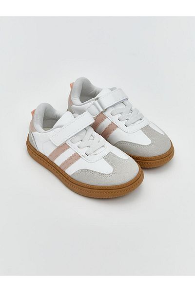 LC Waikiki LCW STEPS Baby Girl Sports Shoes with Laces and Velcro