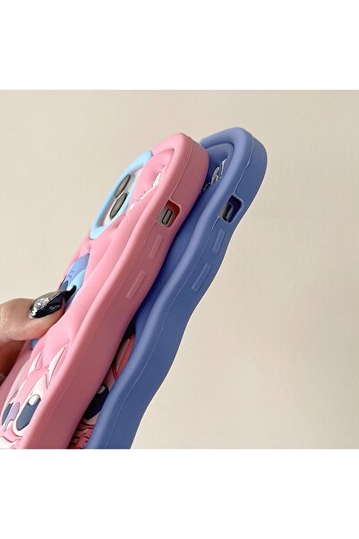 Genel Markalar XİAOMİ REDMİ NOTE 13 PRO 4G MAVİ STİCH SİLİKON TELEFON KILIFI