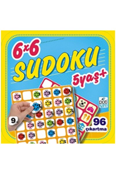 İnkılap Kitabevi 6 X 6 Çıkartmalı Sudoku 9 - 5 Yaş
