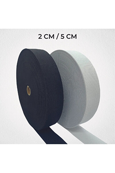 3.5 CM SUPER KNITTED WHITE COLOR RUBBER 25 METERS