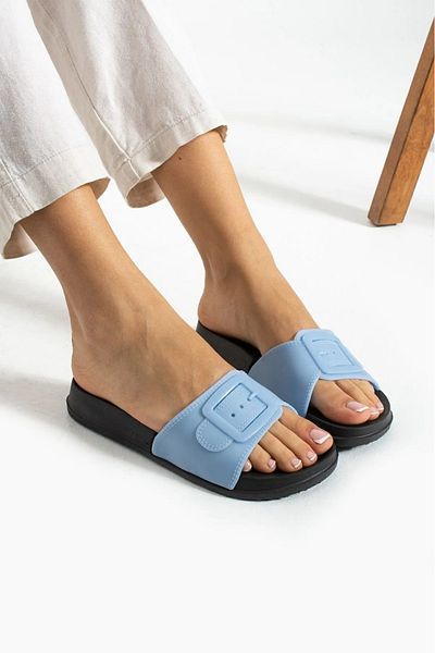 maxey Single Buckle Appearance Soft Extra Light Women's Eva Slippers Beach Pool Daily Use Slippers