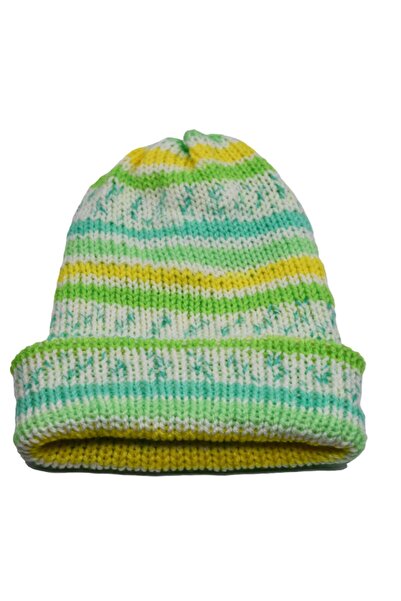 şapkadan Дебела зимна плетена вълнена дамска шапка с двойна подплата