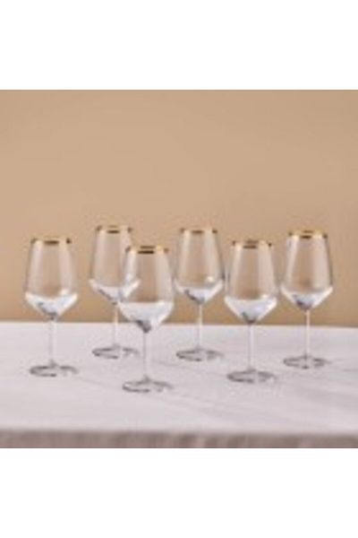 Karaca Orlando 490 Ml 6 Teiliges Kelchglas-Set