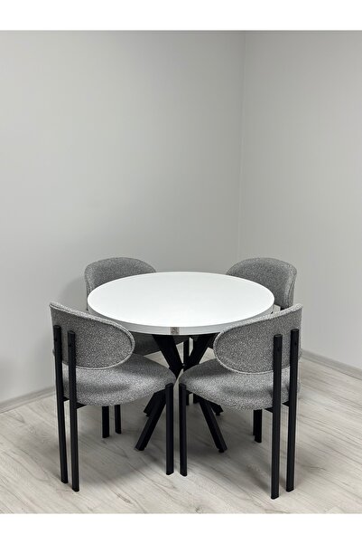 ROYALİSA TABLE CHAİR LOTUS 4 KİŞİLİK MUTFAK MASA SANDALYE TAKIMI