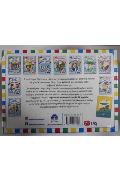 Martı Çocuk Yayınları 2. Sınıf Hayat Bilgisi Ünite Hikayeleri 10 Kitap
