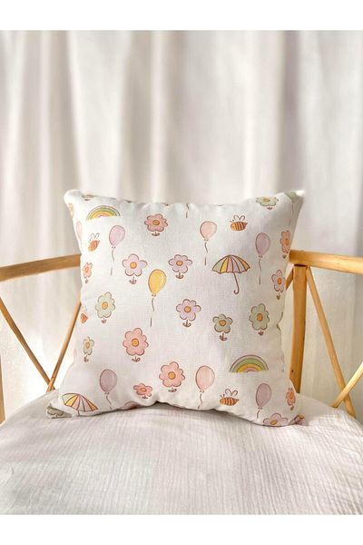 Zezig Soft Doodle Baby Room Throw Pillow