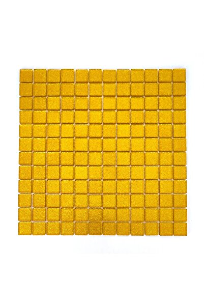 MozaiKristaL Mutfak Tezgah Arası Ve Iç Dekorasyon Için 23x23mm Altın, 30x30cm...
