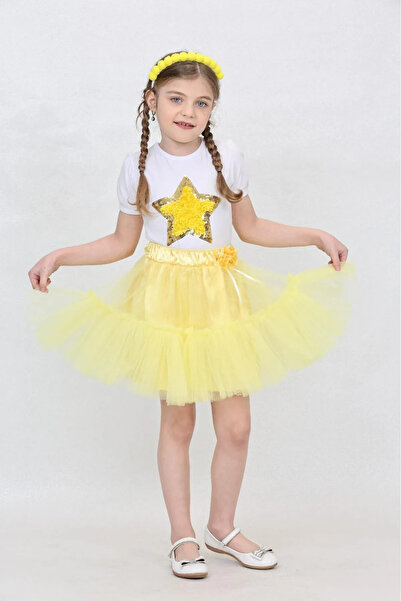 NOBLE STORE Κοριτσίστικο κοστούμι μπλουζάκι και φούστα 23 Απριλίου