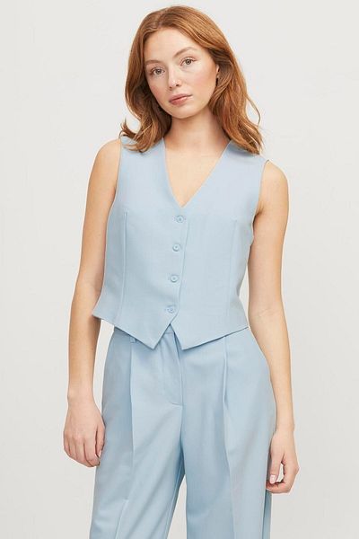 Jack & Jones Women's Buttoned Vest - Ellis