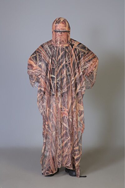 dkmoutdoor Panço Güme Gizlenme Filesi Açık Saz Desen Kamuflaj Gizlenme Ağı