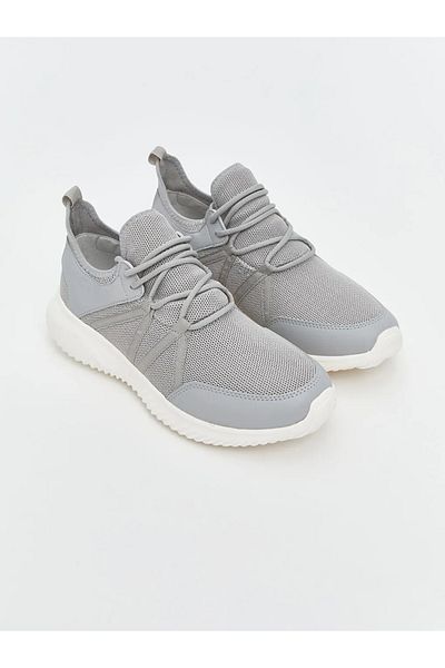 LC Waikiki Ανδρικά αθλητικά παπούτσια LCW STEPS Γκρι Lace-Up
