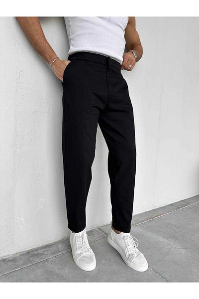Denim Shorty Comfortable Fit Black Color Gabardine Fabric Trousers