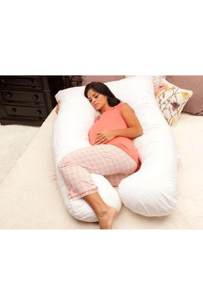 colezium Pregnancy Pillow with Support in 5 Different Zones (White)
