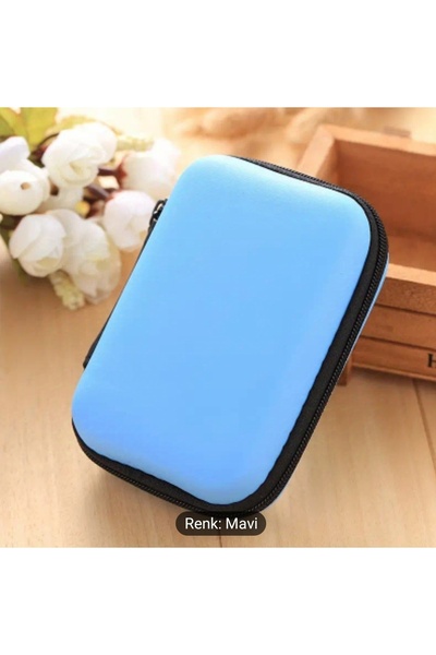 Ece Takı Aksesuar KULAKLIK ŞARJ ALETİ MİNİ EŞYA TAŞIMA ÇANTASI