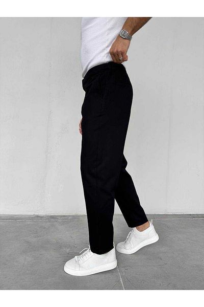 Denim Shorty Comfortable Fit Black Color Gabardine Fabric Trousers
