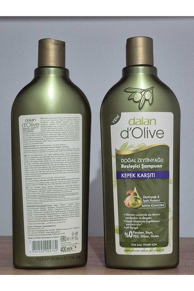 Dalan D'Olive Anti-Dandruff Natural Olive Oil Nourishing Shampoo -400 Ml-