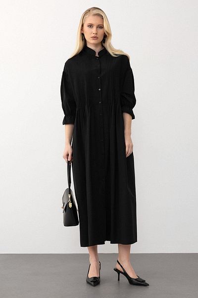 Olcay Rochie lejeră cu nervuri - NEGRU 9285-E