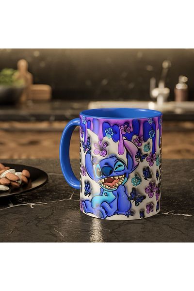 Cuppy Box Stitch 3D Embossed Effect Mug