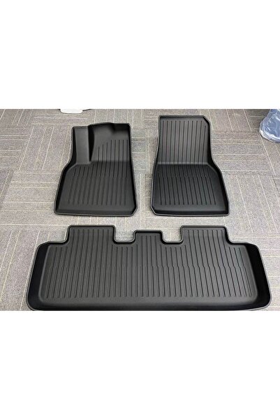 TESLA Li Parts Model Y Tpe 3d Premium Havuzlu Paspas Seti 3,5 Mm Kalınlık