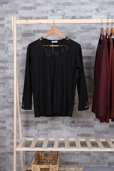 MUSTÜN Lace Collar Blouse