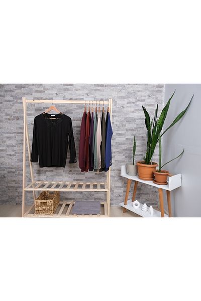 MUSTÜN Lace Collar Blouse