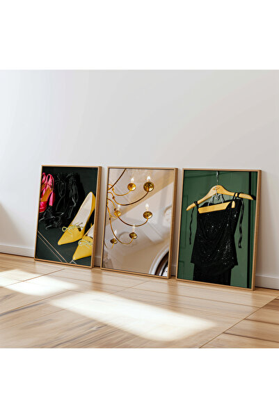 DES VU PRINT Kıyafet, Giyim Odası Temalı Çerçevesiz Poster