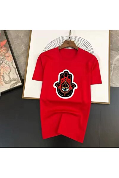 caddekombin Γυναικείο μπλουζάκι από βαμβακερό χτενισμένο βαμβάκι με στάμπα Με...