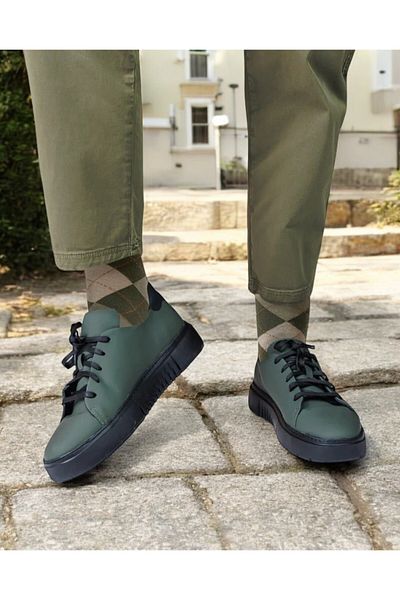 Happy Body Bamboo Men's 3-Piece Special Scarce Socket Patterned Washed Fabric Non-Smearing Rubber Seamless Toe End