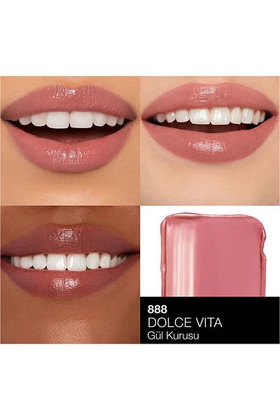 Nars Afterglow Lipstick Lipstick 888 Dolce Vita Dried Rose Aslbeauty