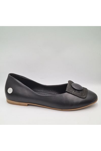 Mammamia D25YA-7225 Pantofi de damă din piele naturală neagră