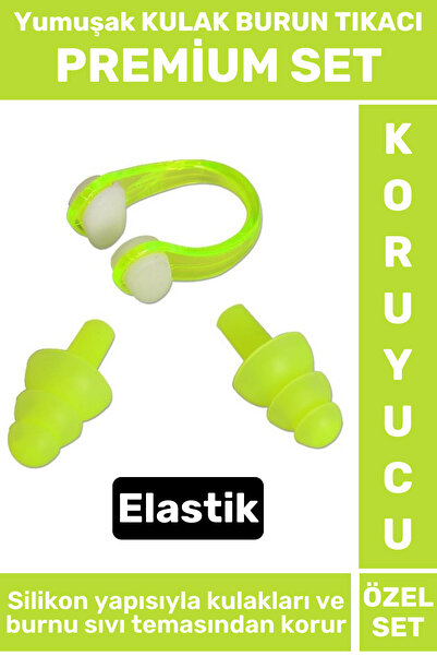 Wintoup Elastik Yumuşak Havuz Deniz Su Sızdırma Gürültü Önleyici KULAK BURUN ...