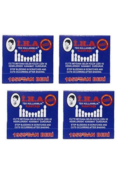 İHA İHA Kibrit Kantaşı 4 Adet 20'li Kart, ( 1 Kartta 20 Adet Tek Kullanımlık Kan taşı ) Kanama Durdurucu