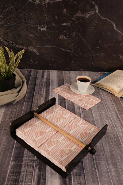 Etka Dizayn Saros - Siyah Peçetelik, Pleksi Peçetelik