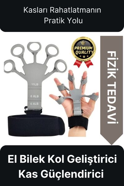 Svein Pratik Silikon El Bilek Parmak Kol Kas Güçlendirici Geliştirici Fizik T...