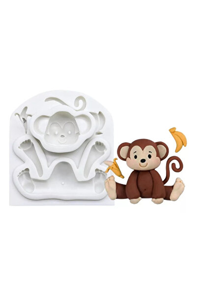 adarya Sevimli Maymun Silikon Kalıp