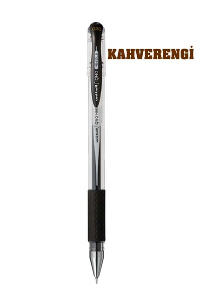 Uni Uniball Signo NEEDLE 0.38mm İğne Uçlu Jel Kalem - Brown