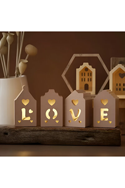 Decorative Love Minimalist Home Object Trinket (6CM*3.2cm*3CM)