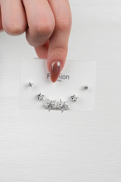 Jack Ferrero KADIN ÇOKLU KÜPE SETİ ALTIN KAPLAMA