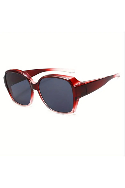 glasses accessory Red Gradient Sunglasses - Prescription and Snap-On