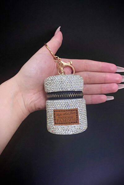 Jaida Moda Zircon Stone Coin Keychain and Purse Charm Vip Series