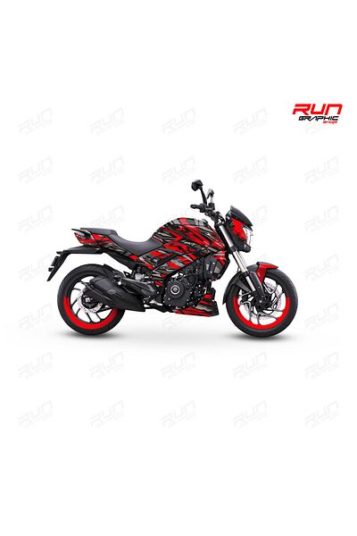 Run Grafik Shop Bajaj Dominar 400-250 Line Graphic Kit Sticker Set