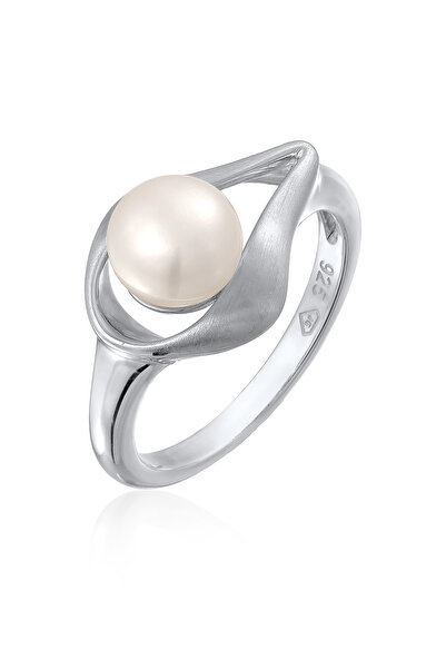Nenalina Inel pentru doamne curbat modern cu perle de apă dulce cultivată din...