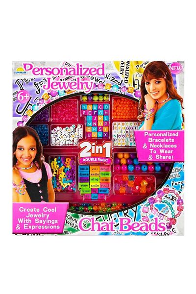 ReilaToys Sunman 2 in 1 Letter Bead Hobby Set